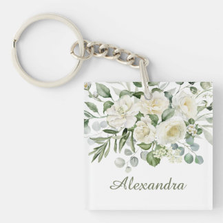 Personligt vita blomsterbrudtillsvidgift 