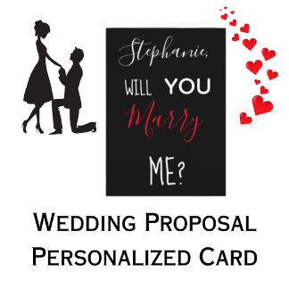 Personligt Will You Marry Me Äktenskapsanbud Kort