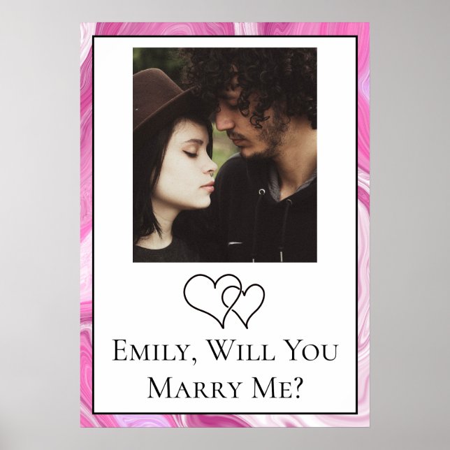 Personligt Will  You Marry Me    Poster (Framsidan)