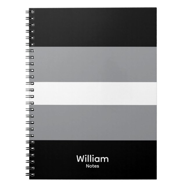 Personligt William Notes Spiralblock Anteckningsbo (Framsidan)