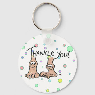 Personligtackgåva Keychains Nyckelring
