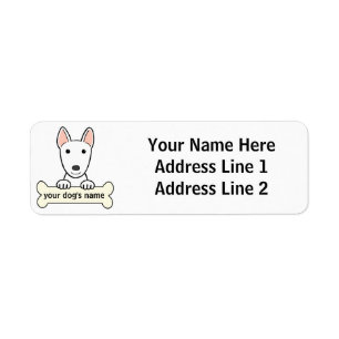 PersonligtjurTerrier Returadress Etikett