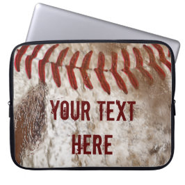 PERSONLIGtoppen smutsar ner baseballfodral för Laptop Sleeve