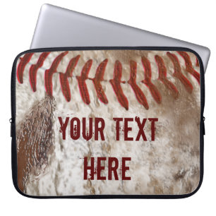 PERSONLIGtoppen smutsar ner baseballfodral för Laptop Sleeve