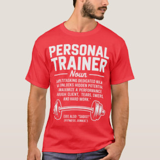 Personligtränare Definition Fitness Coach vintage T Shirt