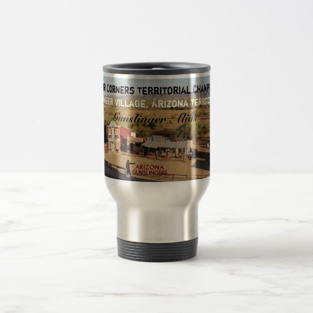 Personligtravel mug - fyra tränga någon resemugg (Center)