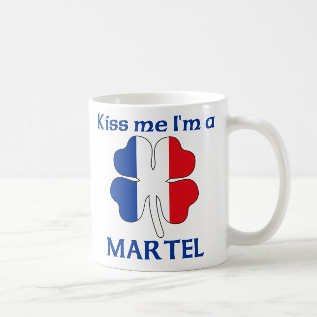 Personligtungkyss mig I-förmiddag Martel Kaffemugg (Höger)