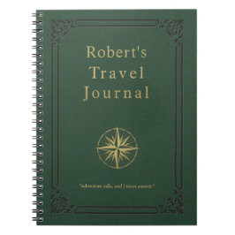 Personligvintage resorjournal anteckningsbok