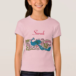 Personligvintagepåfågel Tee Shirt