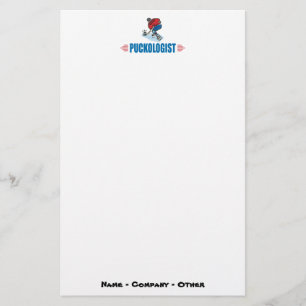 Personlized ishockey brevpapper