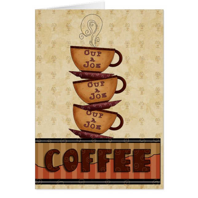 personlized kaffekort OBS kort (Framsidan)