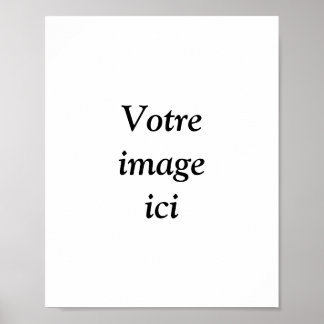 personnalisé avec votre photo poster