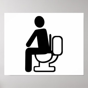 Persontoalett Poster