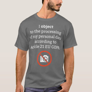 Personuppgifter Privacy GDPR Jura T Shirt