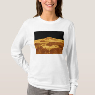 perspektiv 3D beskådar av Maat Mons på Venus T-shirt