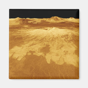 perspektiv 3D beskådar av Sapas Mons på Venus Magnet