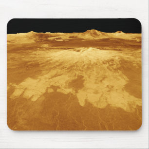 perspektiv 3D beskådar av Sapas Mons på Venus Musmatta