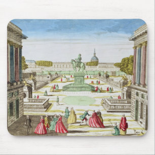 Perspektiv beskådar av stället Louis XV Musmatta