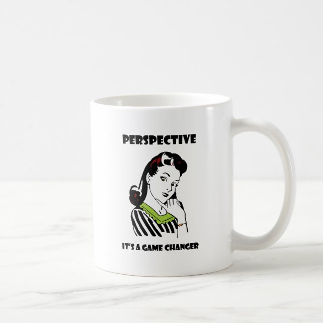 Perspektiv - Det är en spelväxlare Kaffemugg (Höger)