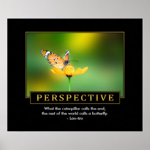 Perspektiv inspirerande Poster