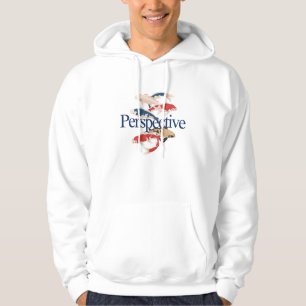 Perspektiv Japansk Koi-konst för Fokus och Balans Hoodie