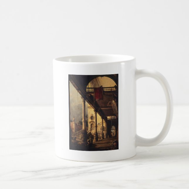 Perspektiv med en profil kaffemugg (Höger)