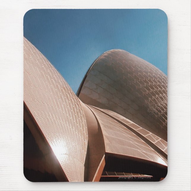 Perspektiv: Sydney Opera House Mousepad Musmatta (Framsidan)