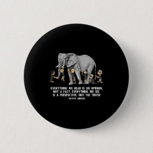 Perspektivcitat Marcus Aurelius Elephant Illustr Knapp