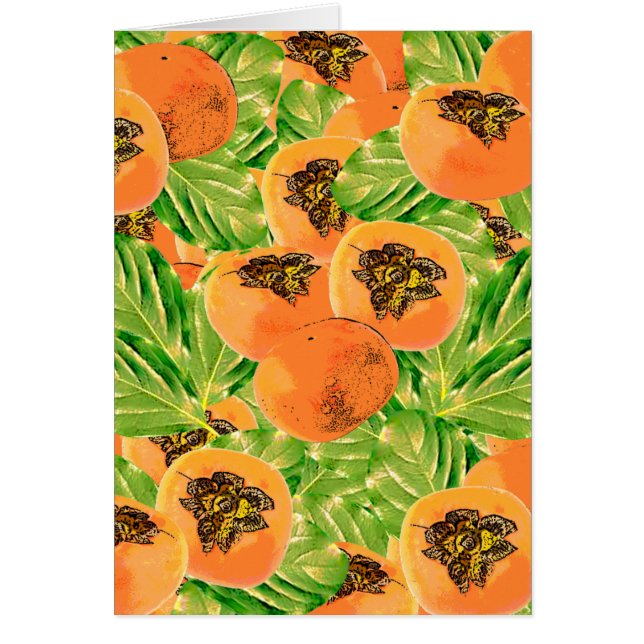 perssimondjungel hälsningskort (Framsidan)