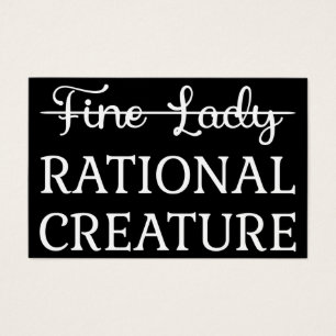 Persuasion Jane Austen - Rational Creater I Visitkort