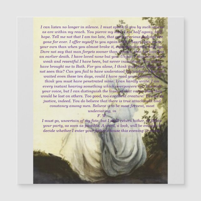 Persuasion letter Jigsaw Puzzle (Framsida)