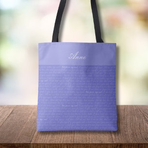 Persuasion Pierce My Soul Personlig Tote Bag Tygkasse