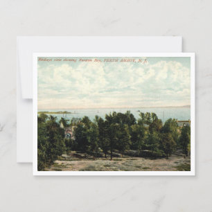 Perth Amboy NJ, Birds Ögon View 1910-talet Vykort