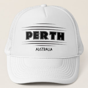 Perth Australia City Sign Truckerkeps