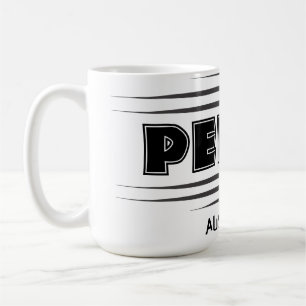 Perth Australia City-tecken Kaffemugg