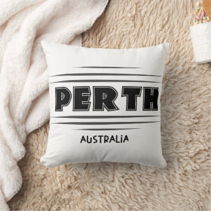 Perth Australia City-tecken Kudde