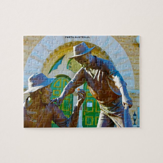 Perth Australien Pussel (Horisontell)