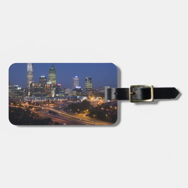 Perth, Australien. Utsikt över centrala Perth från Bagagebricka (Horisontell Framsida)