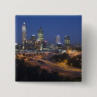 Perth, Australien. Utsikt över centrala Perth från