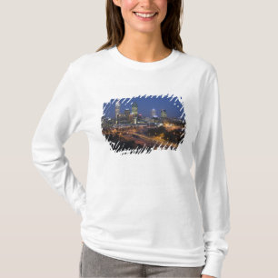 Perth, Australien. Utsikt över centrala Perth från T-shirt