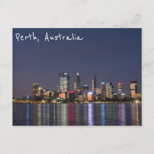 Perth City Skyline-vykort Vykort