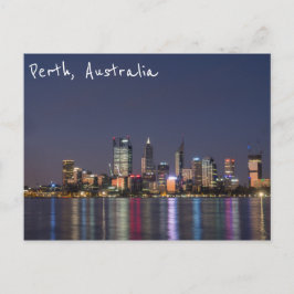 Perth City Skyline-vykort Vykort