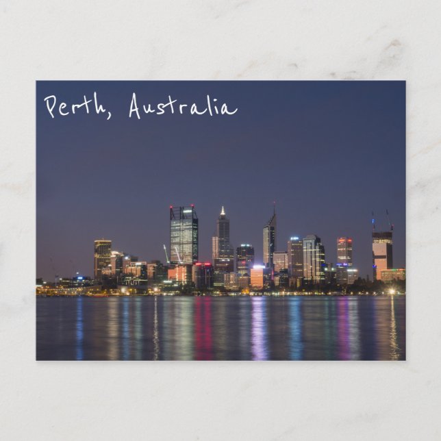 Perth City Skyline-vykort Vykort (Framsida)