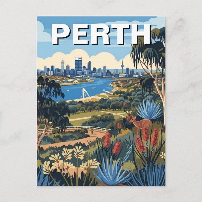 Perth Kings Park Resa Vykort (Framsida)