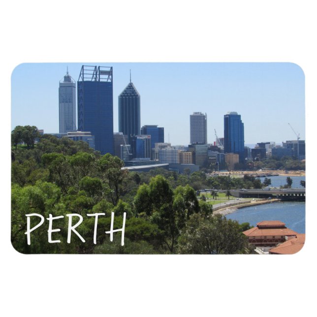 Perth kung parkvy magnet (Horisontell)