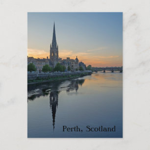 Perth, Scotland Church Postcard Vykort