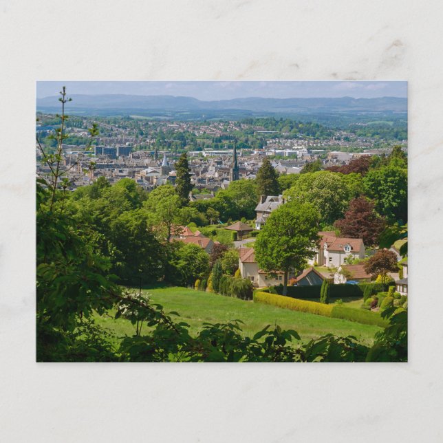 Perth Scotland Cityscape View vyvykort Vykort (Framsida)