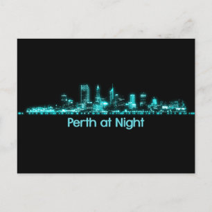 Perth Skyline Vykort