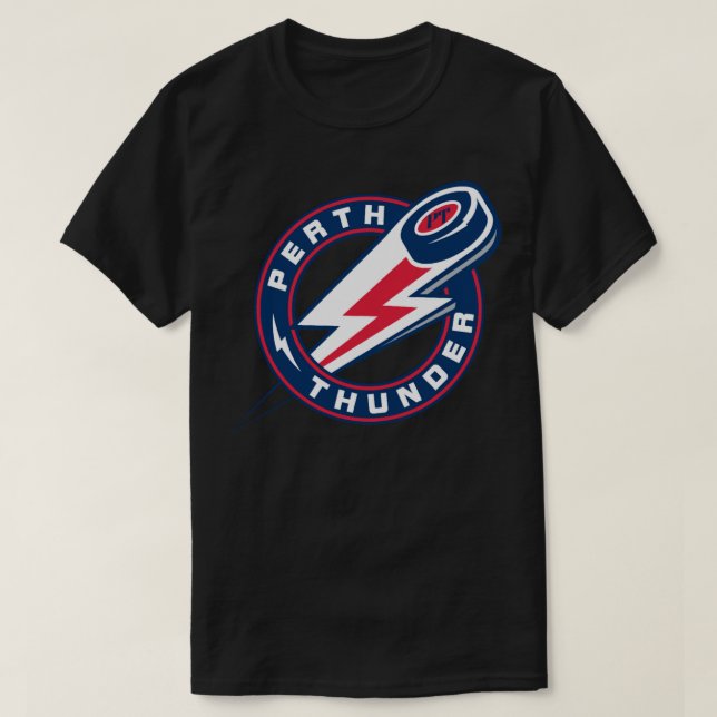 Perth Thunder Classic T Shirt (Design framsida)