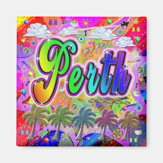 Perth Vista Express Magnet (Framsidan)